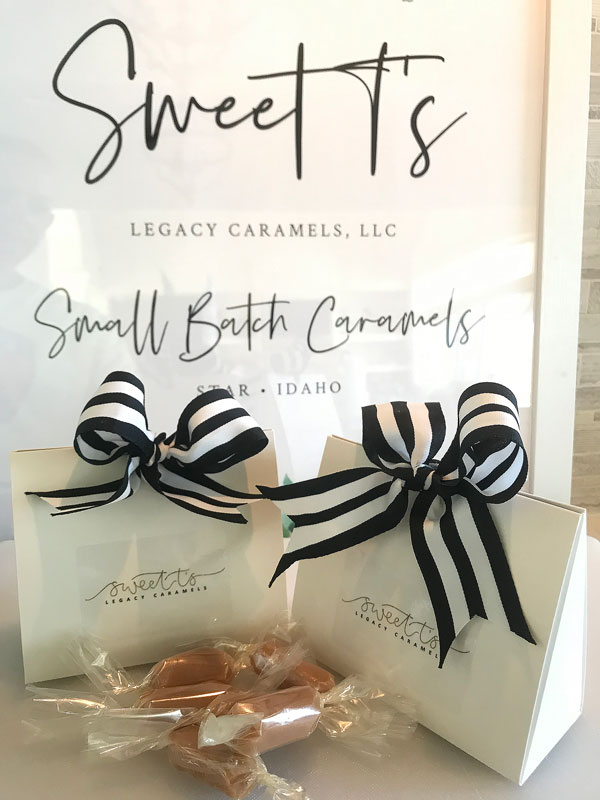 Caramel gift boxes